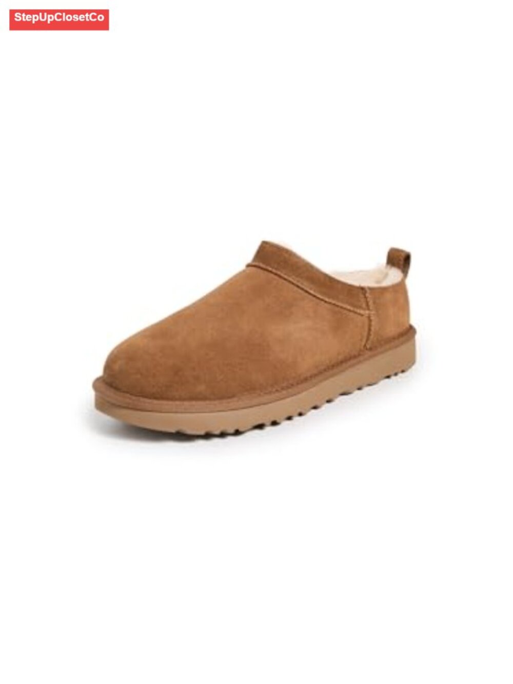 Suede Classic Ankle Bootie with Sheepskin Lining